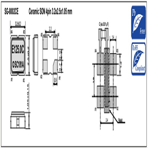 爱普生晶振,贴片晶振,SG-8002CE晶振