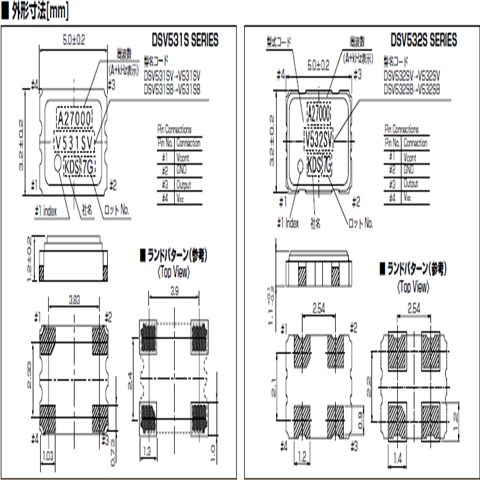 KDS晶振,压控晶振,DSV531SB晶振,贴片振荡器