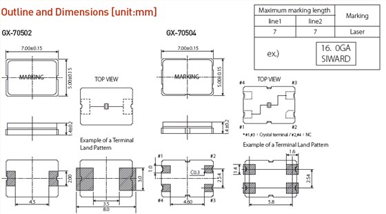 GX-70502 GX-70504 7050