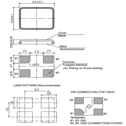 3225mm,NX3225SA-24.576MHZ-STD-CSR-1,SMD,智能手机