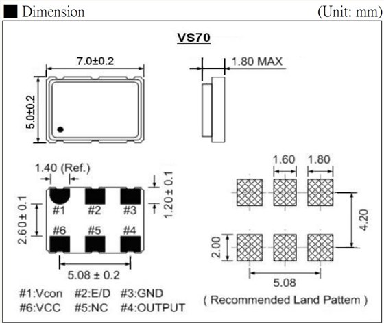 VS70尺寸